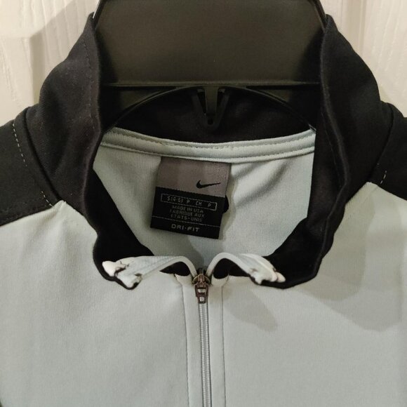 Nike Dri-Fit Light Blue Black Women's Cycling Jersey Small - Picture 3 of 5